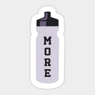 Funny More Bottle Water Hockey Romance LGBT Sticker